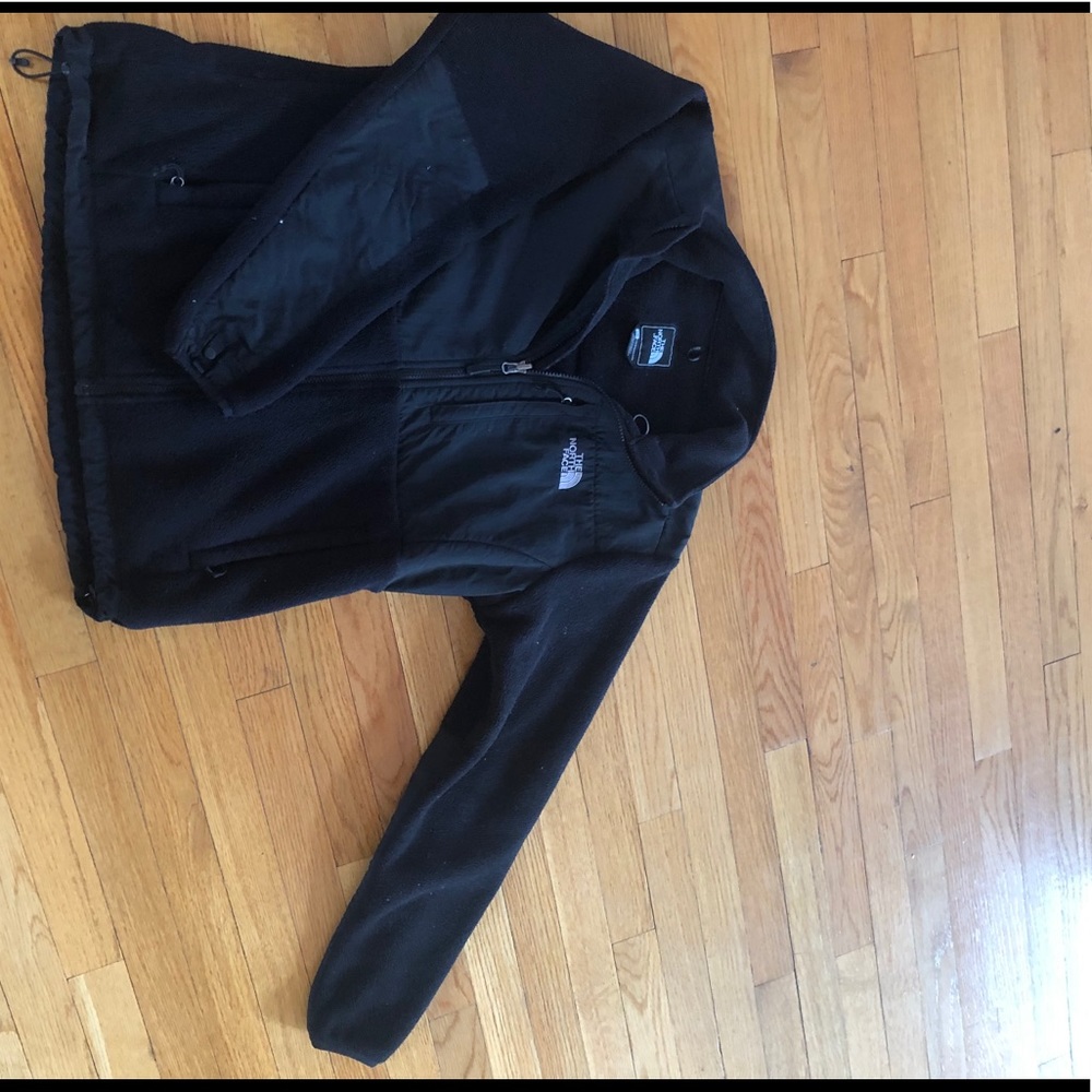 Black north face fleece full zip (2/3)